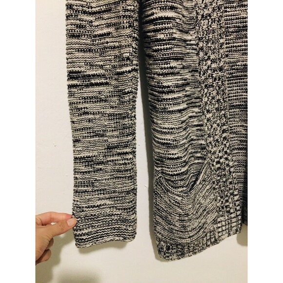 Express Cardigan Long Sleeves Gray Chunky Knit Open Sweater Oversize SP - Picture 7 of 12